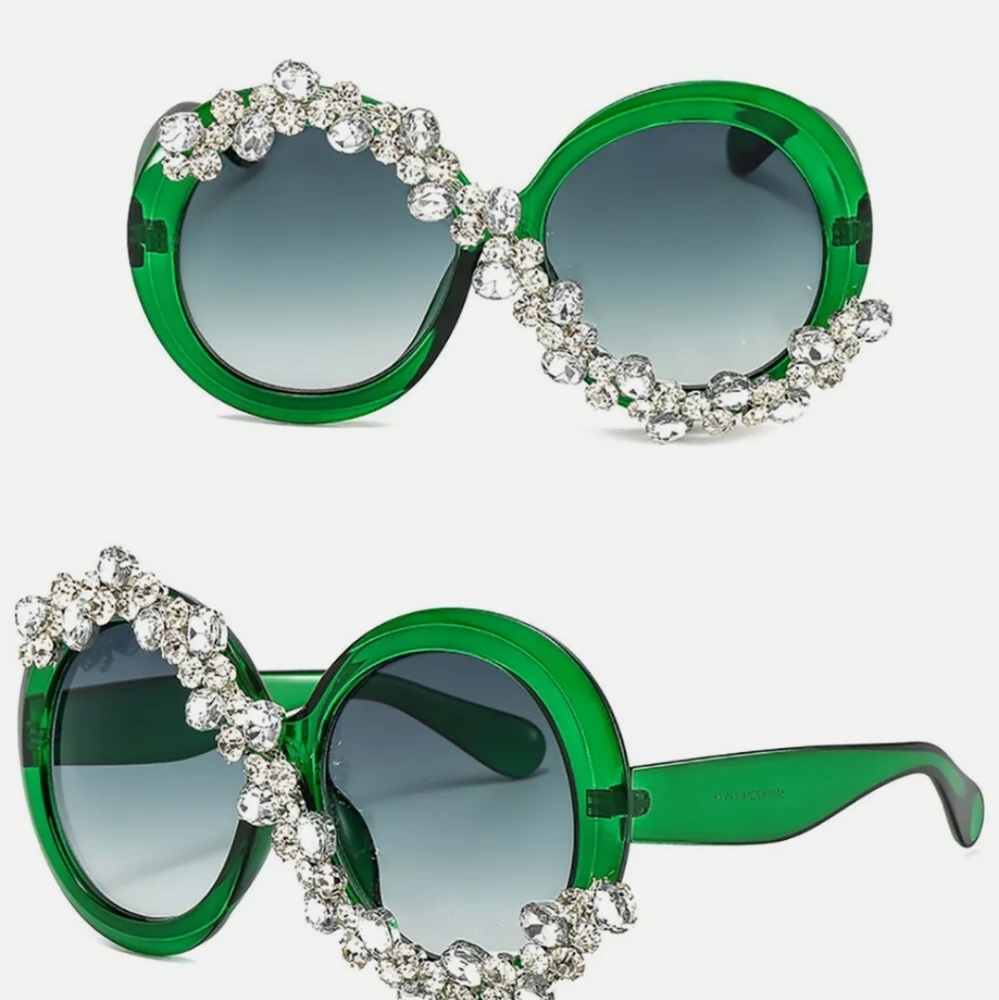 Oversized Bling Sunglasses